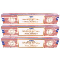 3x Nag Champa Wierook Sacred Ritual 15 Gram
