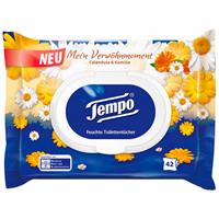 Tempo Feuchtes Toilettenpapier Mein VerwÃ¶hnmoment 836248 Calendula & Kamille 1-lagig 42 Blatt