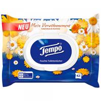 Tempo Feuchtes Toilettenpapier Mein VerwÃ¶hnmoment 836248 Calendula & Kamille 1-lagig 42 Blatt