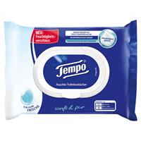 Tempo Feuchtes Toilettenpapier 836196 sanft & pur 1-lagig 42 Blatt