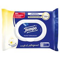 Tempo Feuchtes Toilettenpapier 836195 sanft & pflegend 1-lagig 42 Blatt