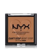 NYX Professional Makeup Can’t Stop Won’t Stop Mattifying Powder Kompaktpuder 6 g Nr. 08 - Mocha