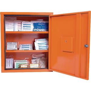 W. SÖHNGEN Verbandschrank orange SÖHNGEN 490x560x200mm Feinblech 1türig