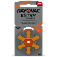 Hörgeräte-Batterie, Größe 13, RAYOVAC, EXTRA ADVANCED, 6 Stück