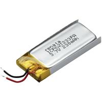 Renata ICP621333PA Spezial-Akku Prismatisch Kabel LiPo 3.7V 240 mAh