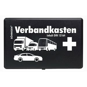 SOHNGEN KFZ-Verbandkasten KU schwarz mit Füllung Standard DIN 13164