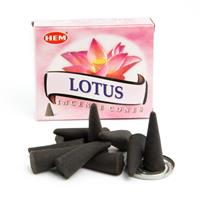 HEM Wierook Kegels Lotus (1 doosje)