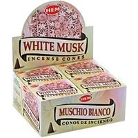 Spiru HEM Wierook Kegel White Musk (12 pakjes)