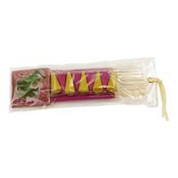 Spiru Geschenkset Wierookkegels met Kegelbrander Olifant (Paars)