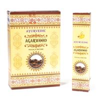 Spiru Ayurvedische Masala Wierook Agarwood Premium (12 doosjes)