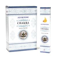 Spiru Ayurvedische Masala Wierook Chakra (12 doosjes)