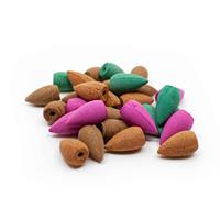 Spiru Backflow Wierook Cones Mix - 50 gram
