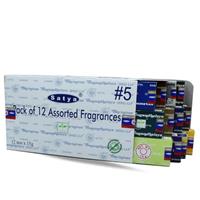 Spiru Satya Wierook Assortiment 5 - 12 Soorten (12 pakjes)