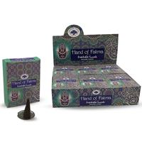 Spiru Green Tree Wierook Kegel Hand of Fatima (12 pakjes)