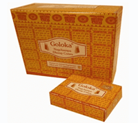 Spiru Goloka Wierook Kegel Dhoop Nag champa (12 doosjes)