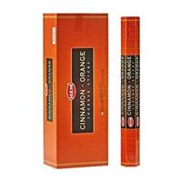 HEM Wierook - Cinnamon Orange - Slof / Voordeelbox (6 Pakjes / 120 stokjes)