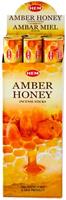 HEM Wierook - Amber Honey - Slof / Voordeelbox (6 Pakjes / 120 stokjes)