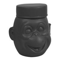 Scentchips Monkey Big Smile Mat Zwart Waxbrander - Geurbrander