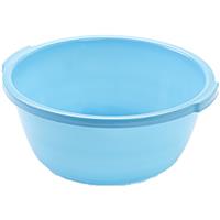 Forte Plastics Kunststof teiltje/afwasbak rond 10 liter blauw -