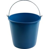 Hega Hogar Blauwe schoonmaakemmer/huishoudemmer 16 liter 32 x 28 cm -