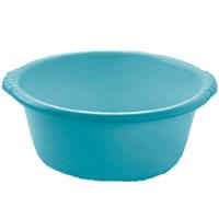 Forte Plastics Kunststof teiltje/afwasbak rond 10 liter turquoise -