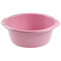 Forte Plastics Kunststof teiltje/afwasbak rond 25 liter oud roze -