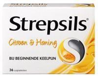 Strepsils Citroen & honing 36zt