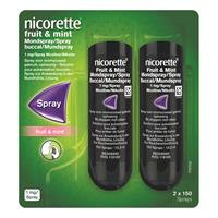 Nicorette Fruit & Mint Mondspray Duo