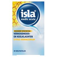 Isla Medic Acute Citrus Honing Keelpastilles