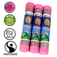 Yogi & Yogini Wierook Tibetaans OM Goddesses - 35 (3 stuks) 