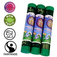 Yogi & Yogini Wierook Tibetaans OM Green Tara - 35 (3 stuks) 