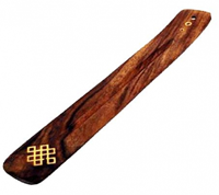 Yogi & Yogini Wierookplankje Oneindige Knoop ook voor Tib. wierook - 25 - Hout (10 stuks) 