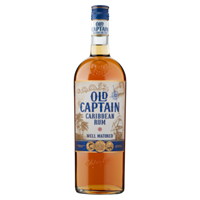 Old Captain Caribbean Rum Well Matured 1 L bij Jumbo