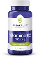 Vitakruid Vitamine k2 100 mcg 60 tabletten