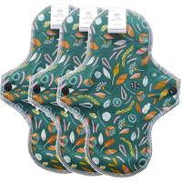 Menstruatiecups.nl Wasbaar maandverband en inlegkruisjes - Eco Dreams - extra dun (beschrijvin 3 stuks maandverband Autumn (turquoise))