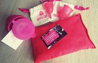 Menstruatiecups.nl Ruby warm rood pakket