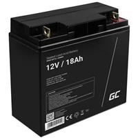 Green Cell Loodaccu 12 V 18 Ah Loodgel (b x h x d) 181 x 167 x 77 mm M5-schroefaansluiting Cyclusbestendig, Onderhoudsvrij