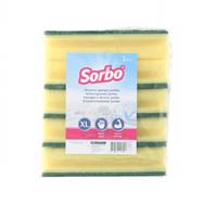 Sorbo 10x Extra Grote Schuurspons Met Schuurlaag 17,5 X 10,5 X 5 Cm chuursponzen