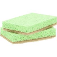 4x Eco Schuursponzen/schoonmaaksponzen 10 Cm chuursponzen