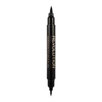 Revolution Thick & Thin Dual Liquid Eyeliner Eyeliner 1 ml Black