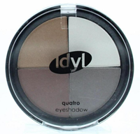 Idyl Eyeshadow quatro ces 105 bruin/grijs/wit 1 stuk