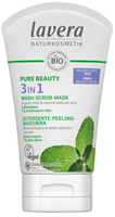 Lavera Pure beauty 3in1 reiniger - peeling - masker 125ml