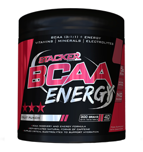 Stacker2 BCAA Energy - 40 servings - Miami Mango