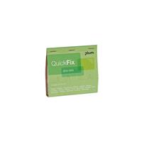 Plum Pleisterstrips QuickFix aluminium, navulpak voor dispensers, hydraterend, 6 x 45 st.