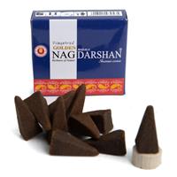 Spiru Golden Nag Darshan Wierookkegels (1 pakje)