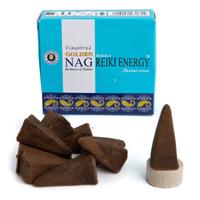 Spiru Golden Nag Reiki Energy Wierookkegels (1 pakje)