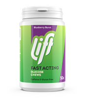 Lift Fast Acting Glucose Kauwtabletten - Bosbes