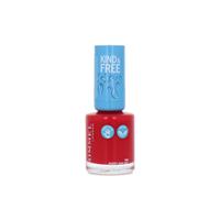 Rimmel Kind & Free vegan nagellak 156 Poppy Pop Rood 8ml