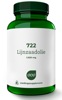 AOV 722 lijnzaadolie 1000mg 90cp