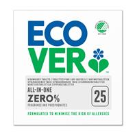 Ecover 6x  Vaatwastabletten Zero 25 stuks